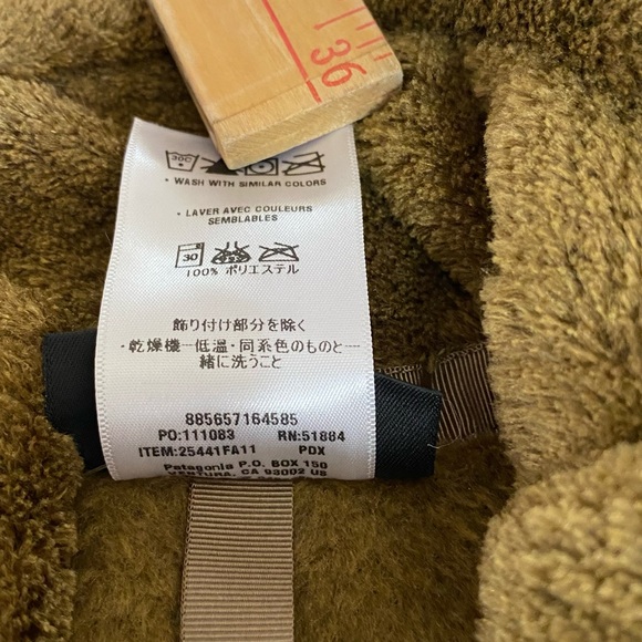 Patagonia Re-Tool Snap-T Pullover Deep-pile Fleece XS Brown Soft & Warm Like NEW - Picture 7 of 11